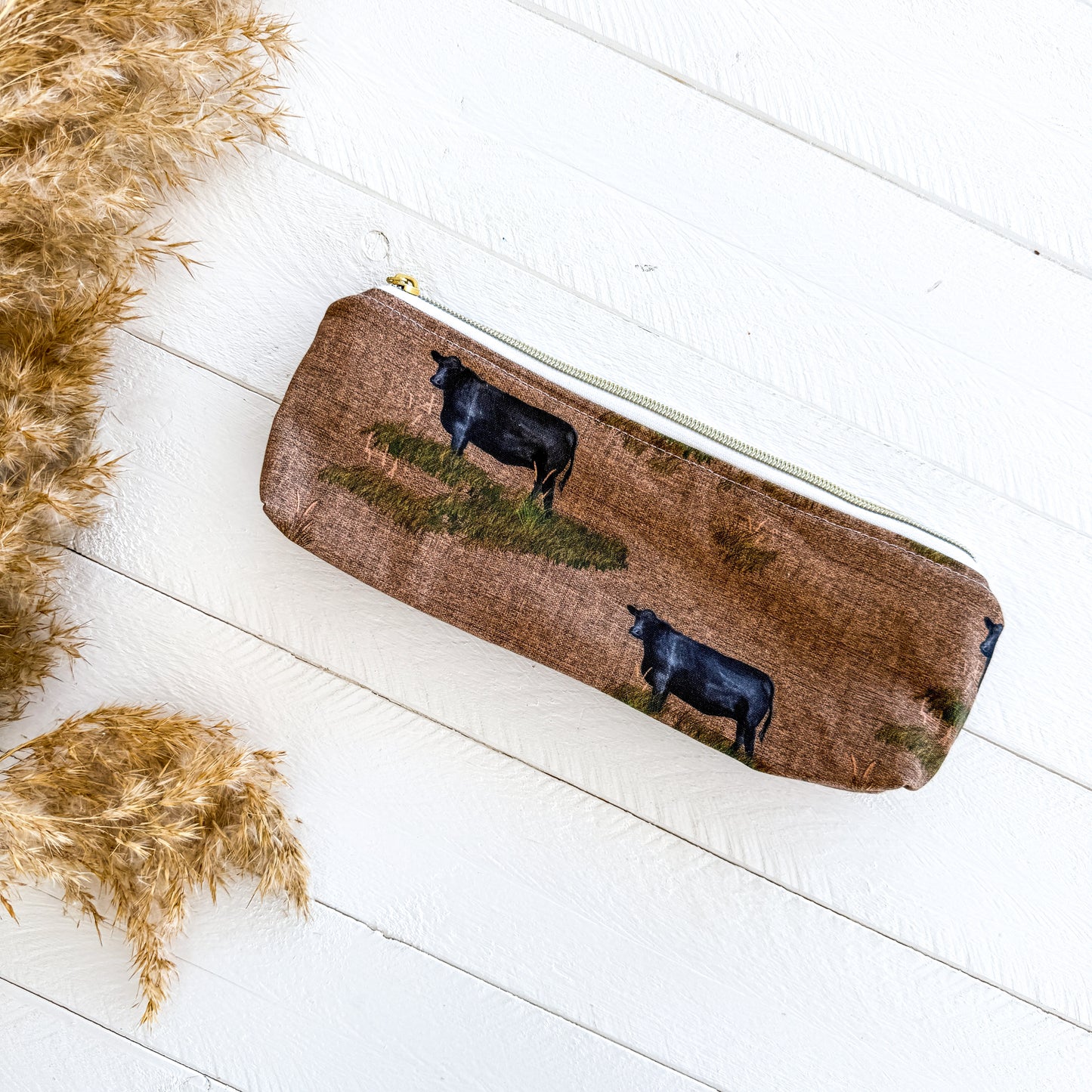 Beef Cows Zipper Pouch
