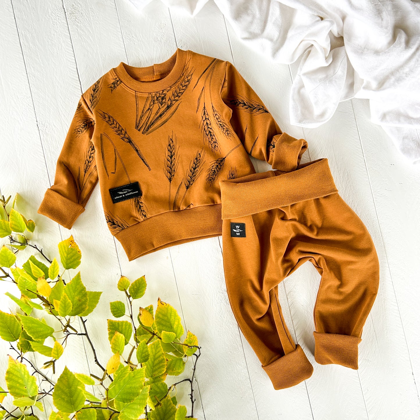 Golden Prairie Wheat Baby Set