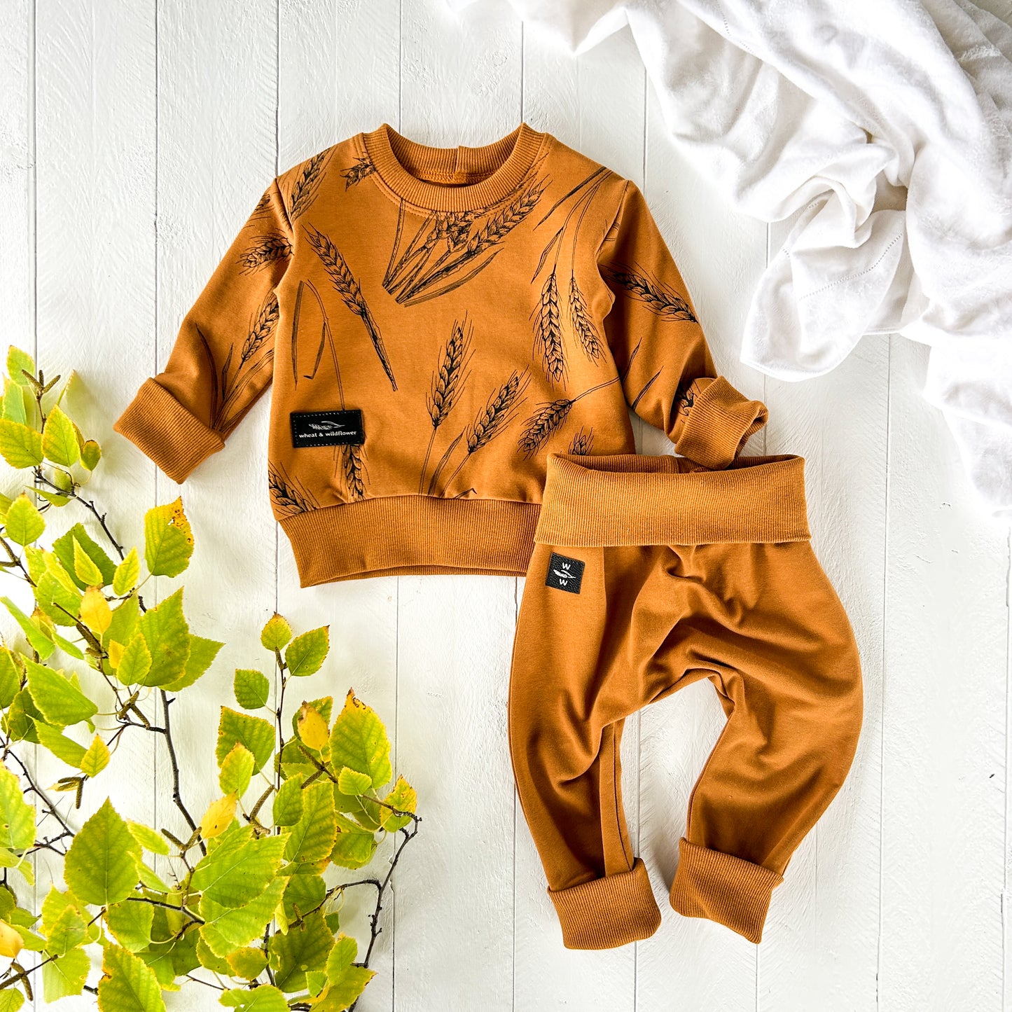 Golden Prairie Wheat Baby Set