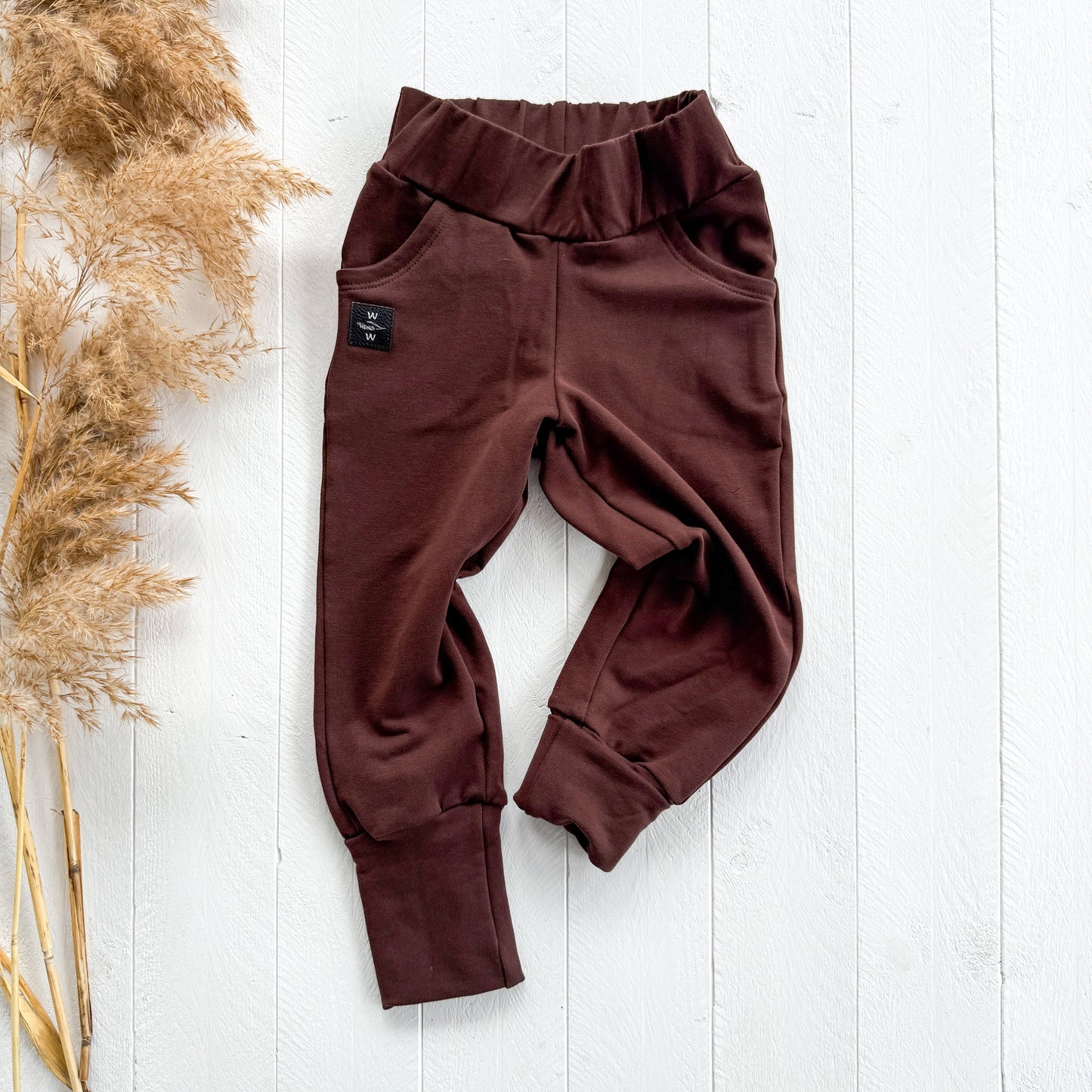 Grow With Me Joggers - Coffee Brown