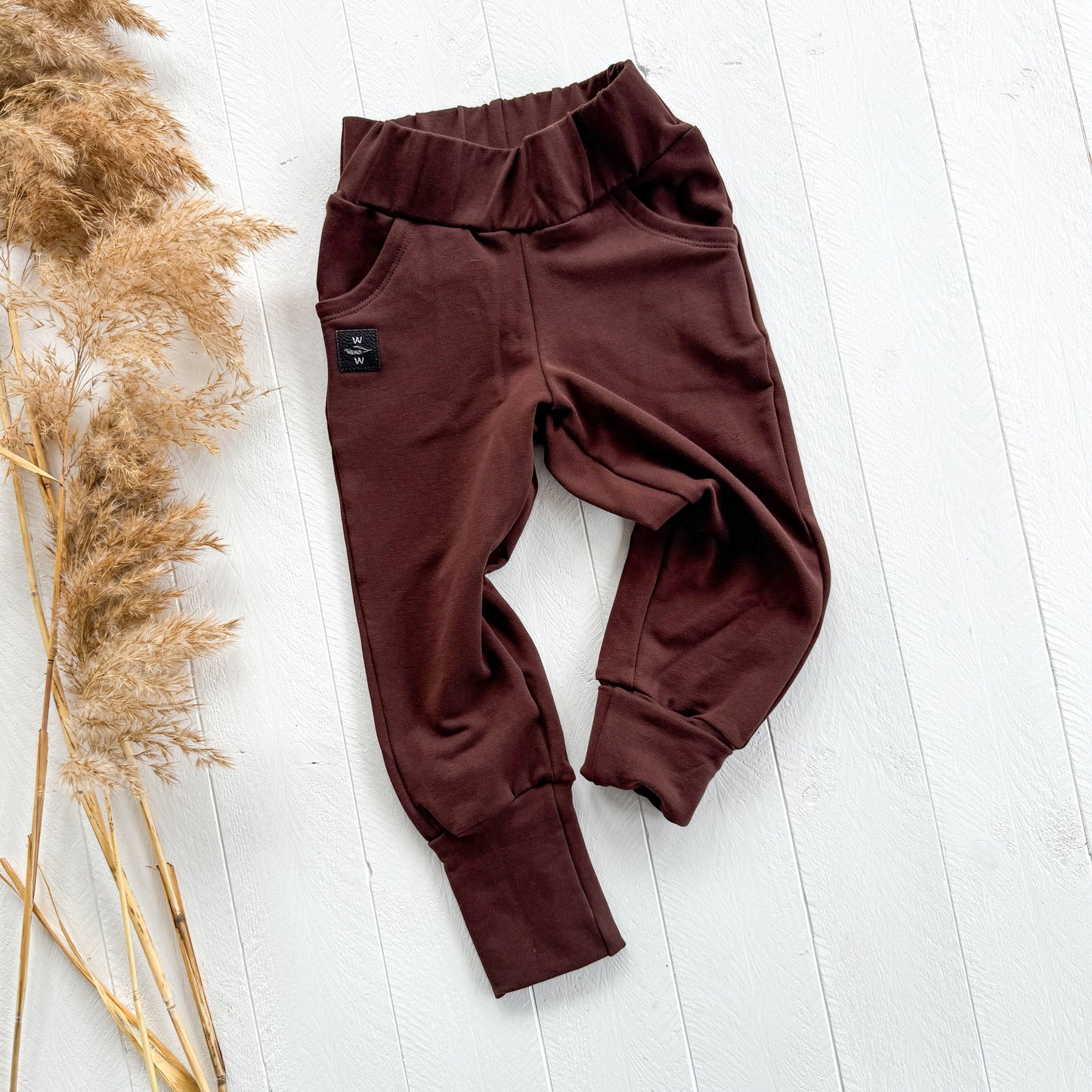 Grow With Me Joggers - Coffee Brown