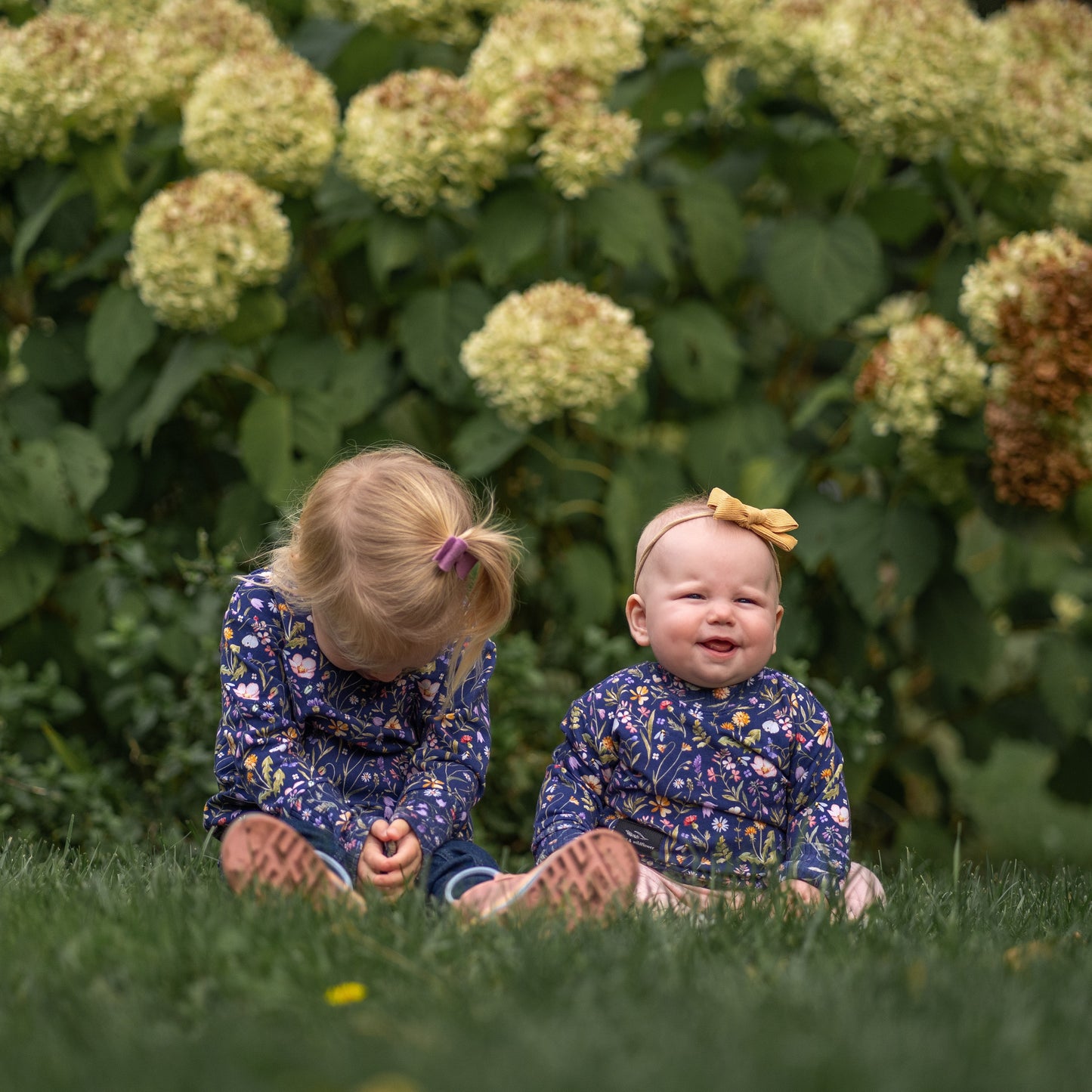 Sunny Meadow on Violet Lounge Sweater