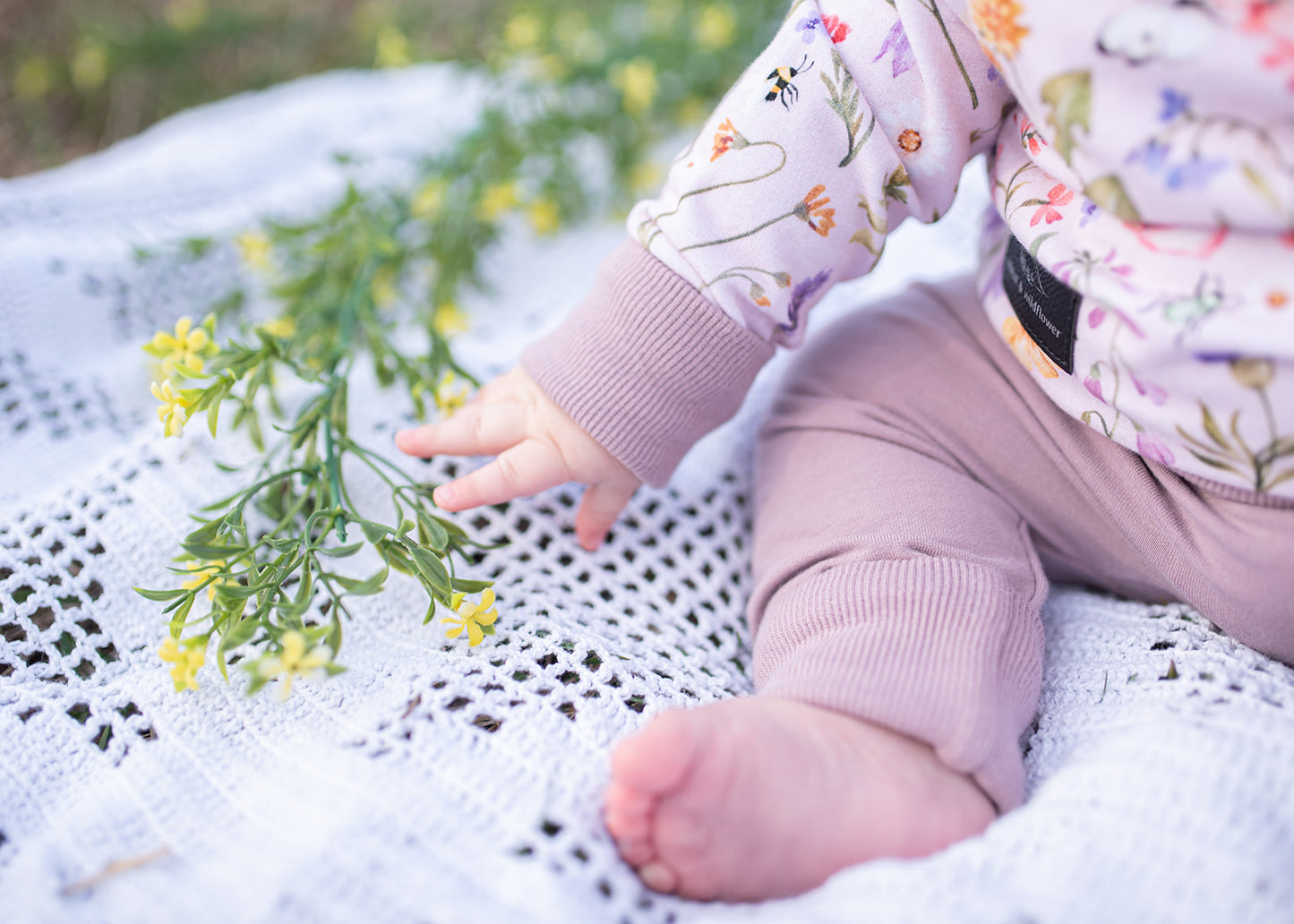 Sunny Meadow Blush Baby Set