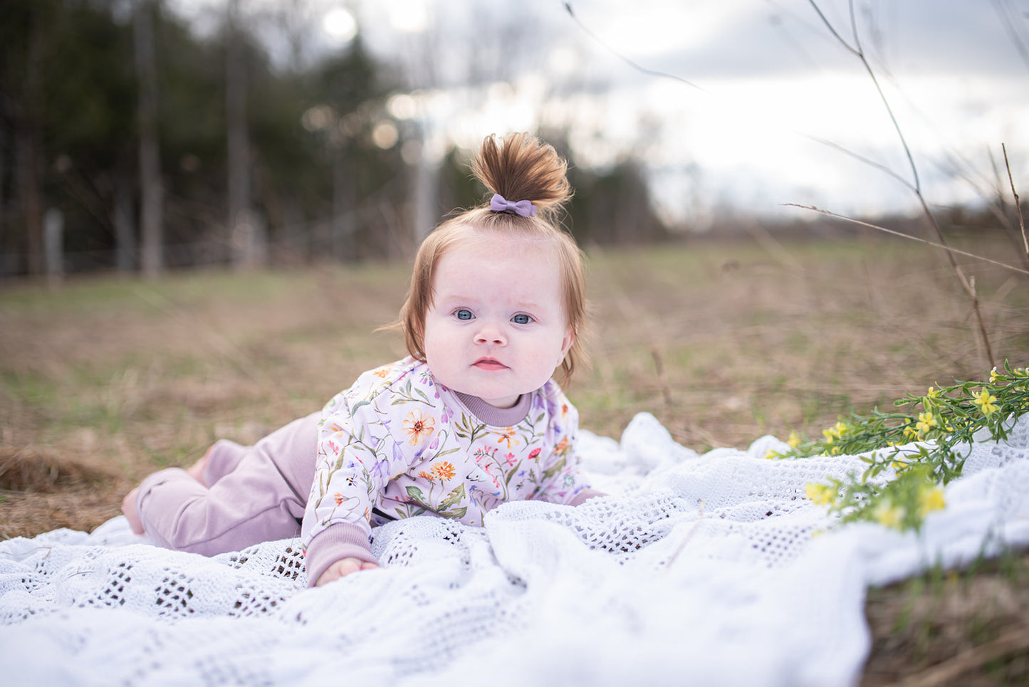 Sunny Meadow Blush Baby Set