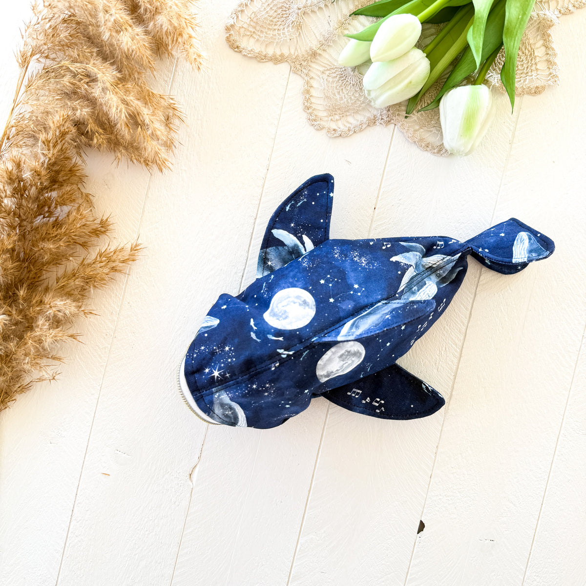 Whale Shark Zipper Pouch - Whale Song