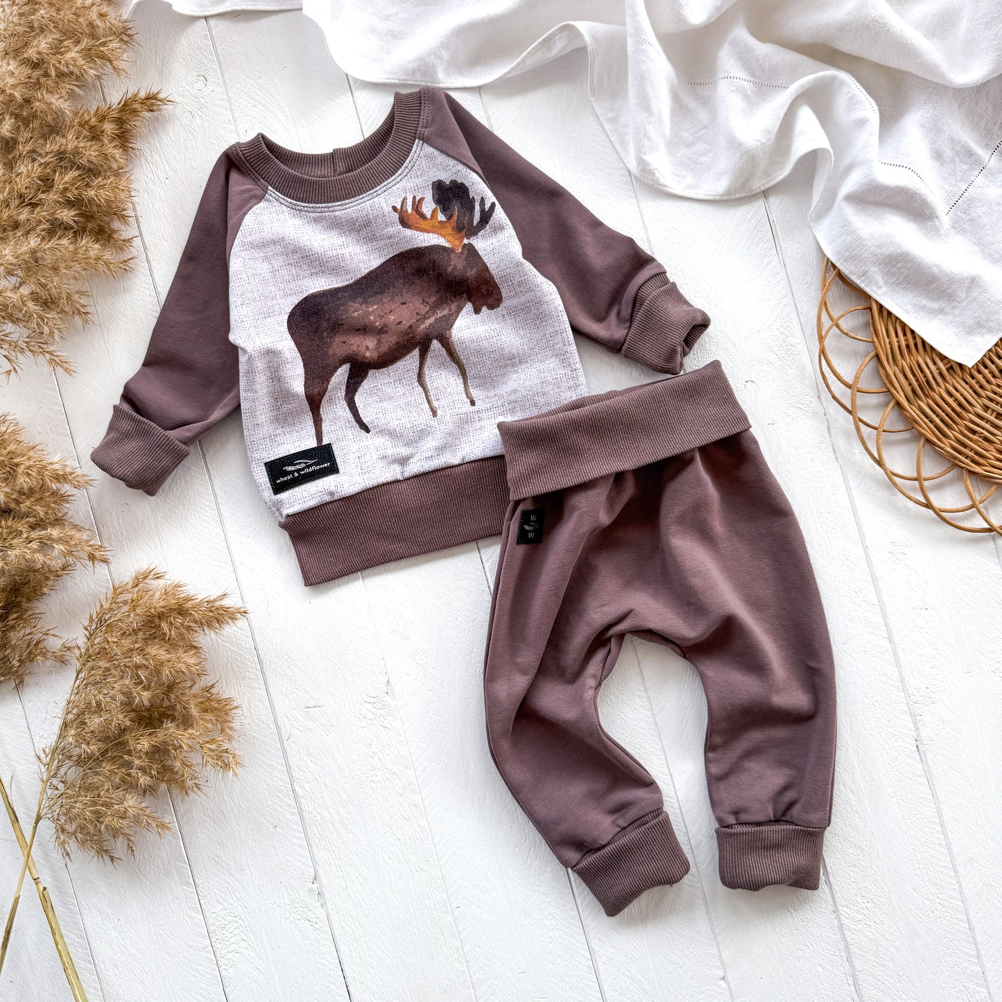 Moose Sleepy Animal Baby Set