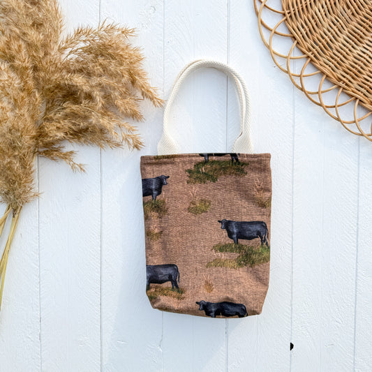 Mini Adventure Tote - Beef Cattle