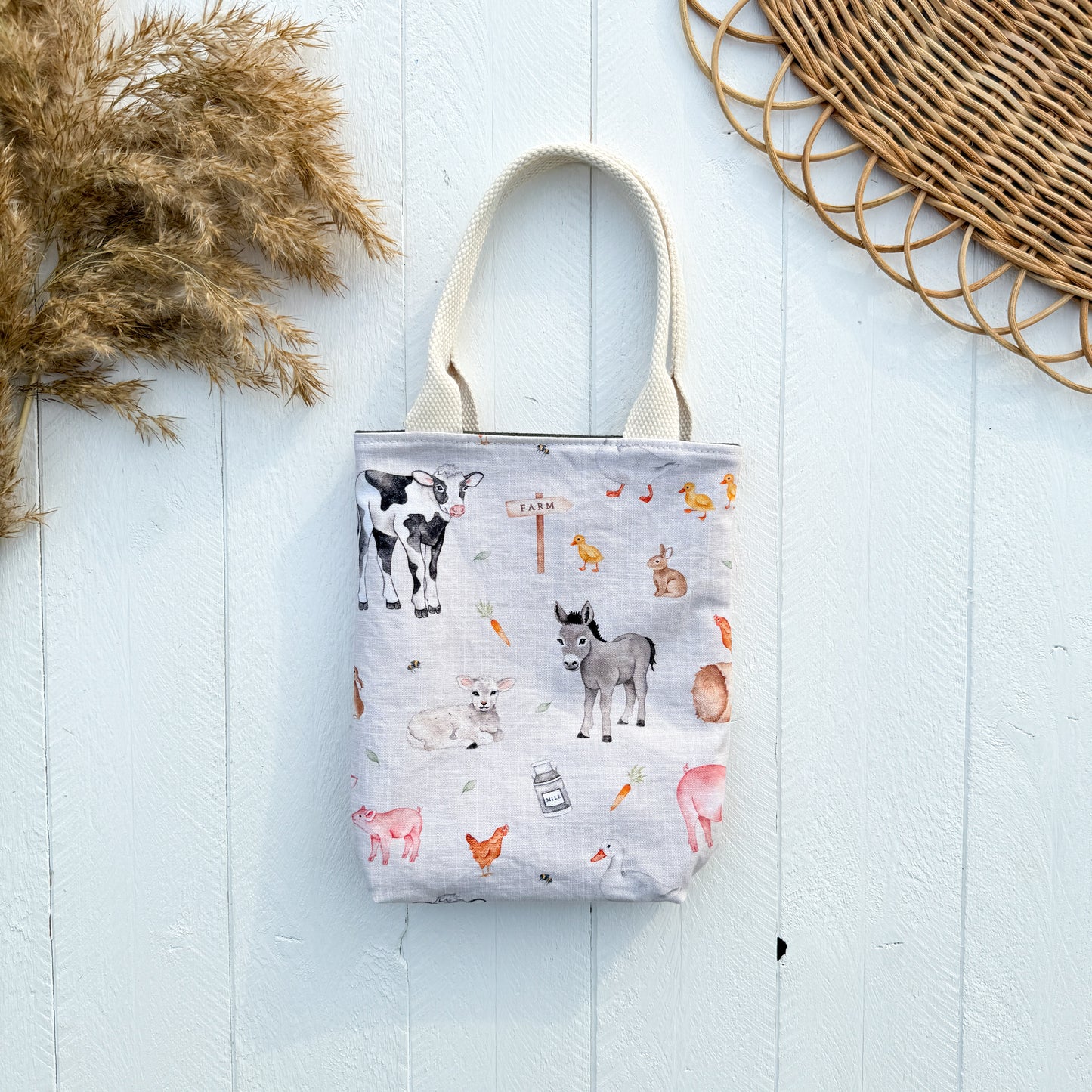 Mini Adventure Tote - Farm Animals