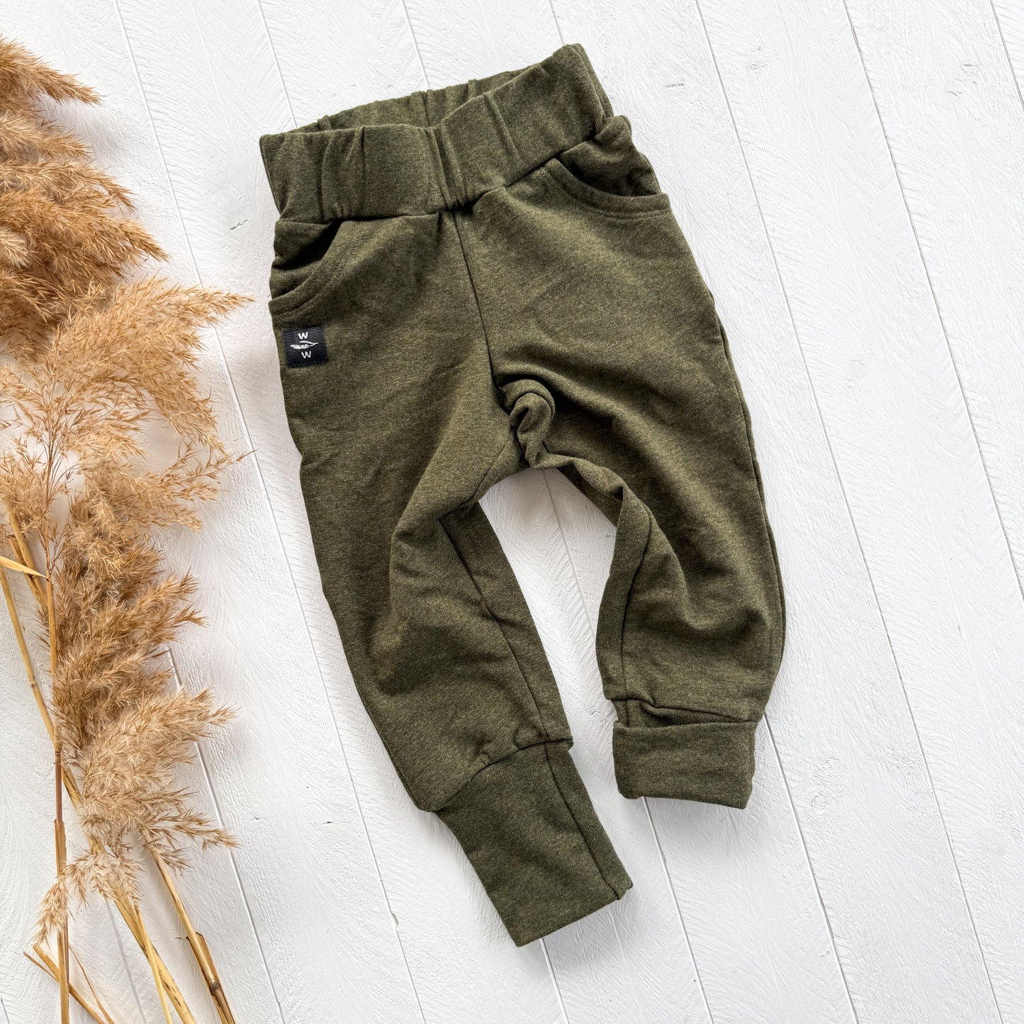 Grow With Me Joggers - Moss
