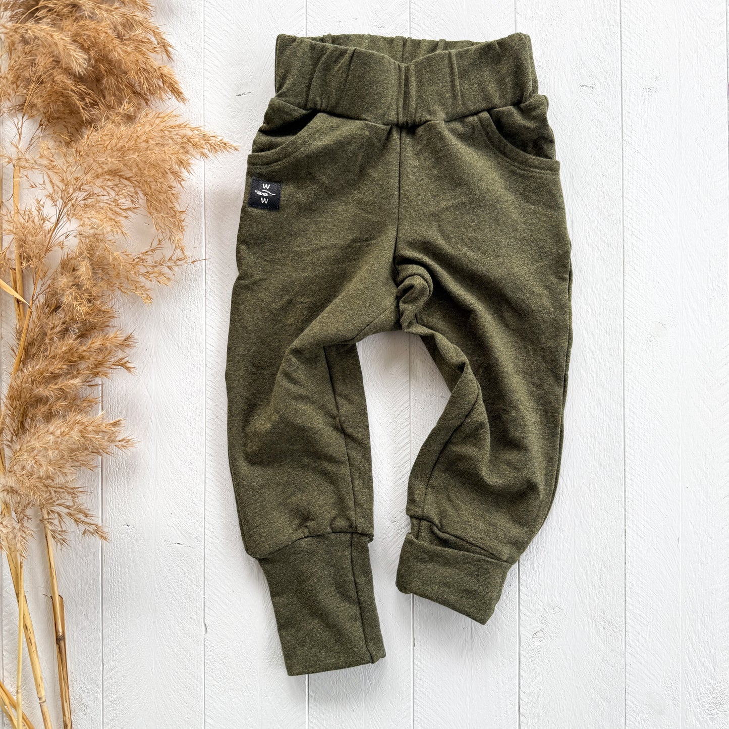 Grow With Me Joggers - Moss