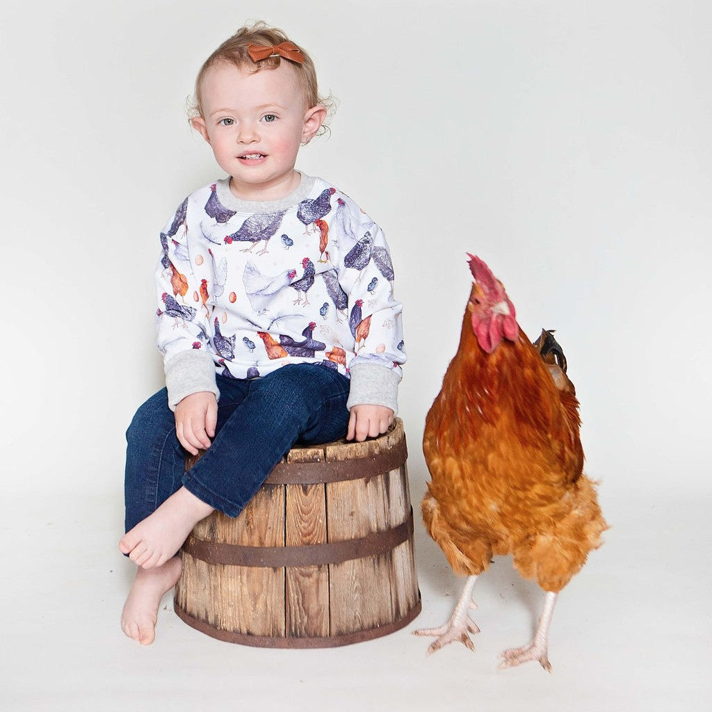 Chicken Math Lounge Sweater