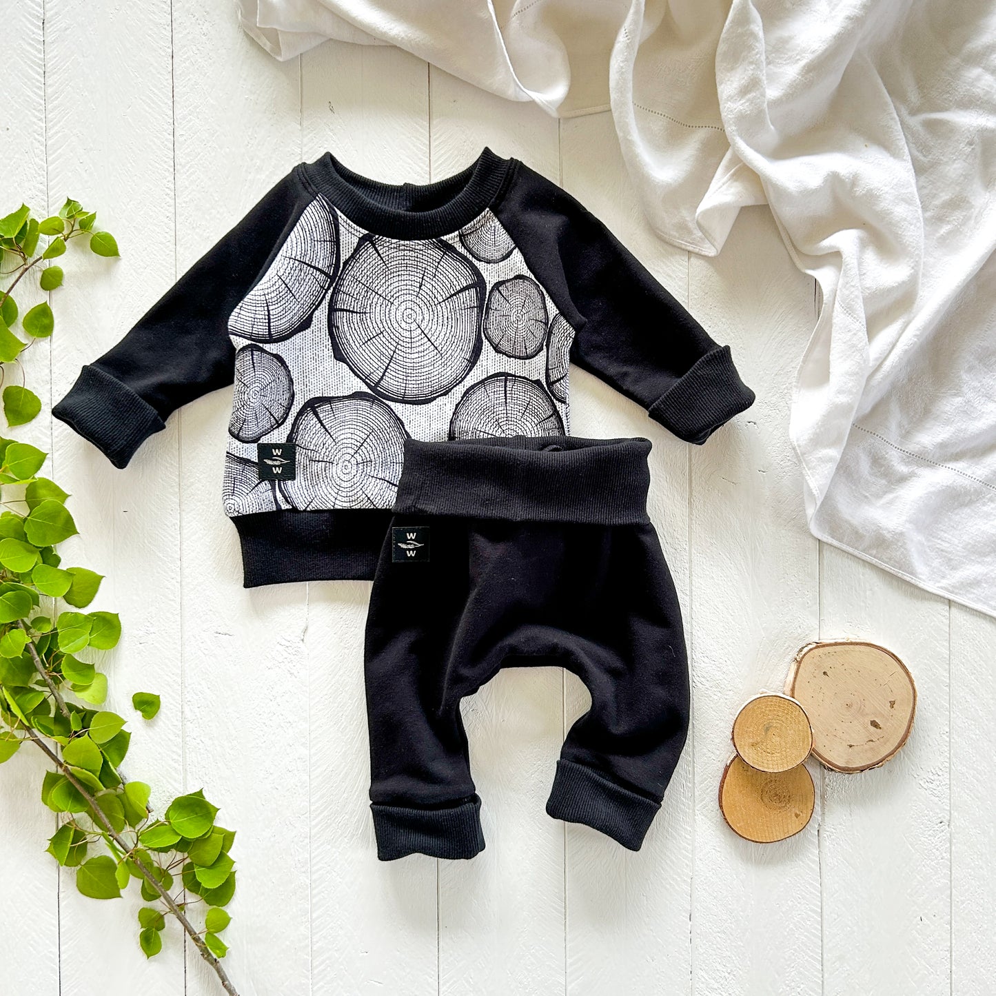 Tree Slices Baby Set