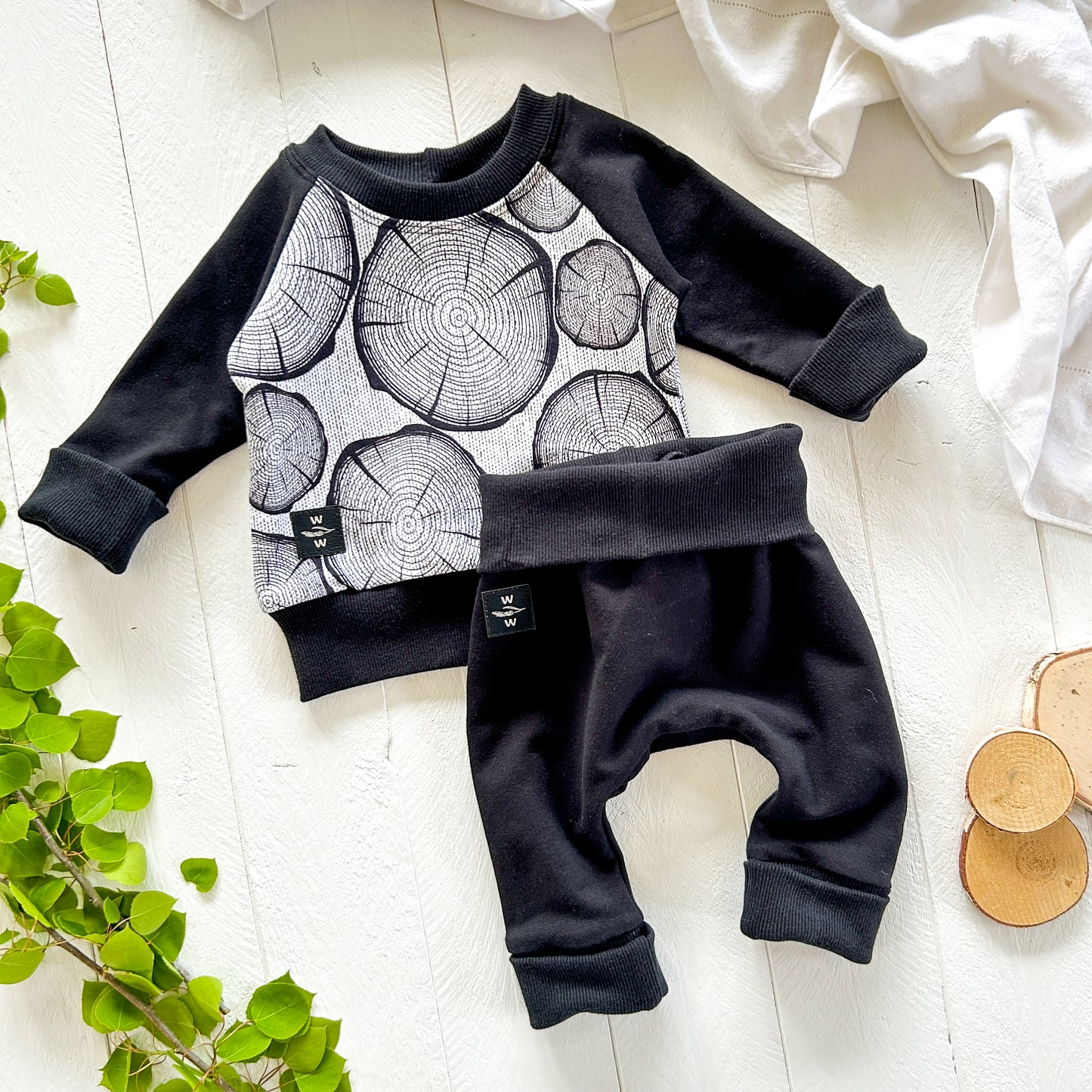 Tree Slices Baby Set