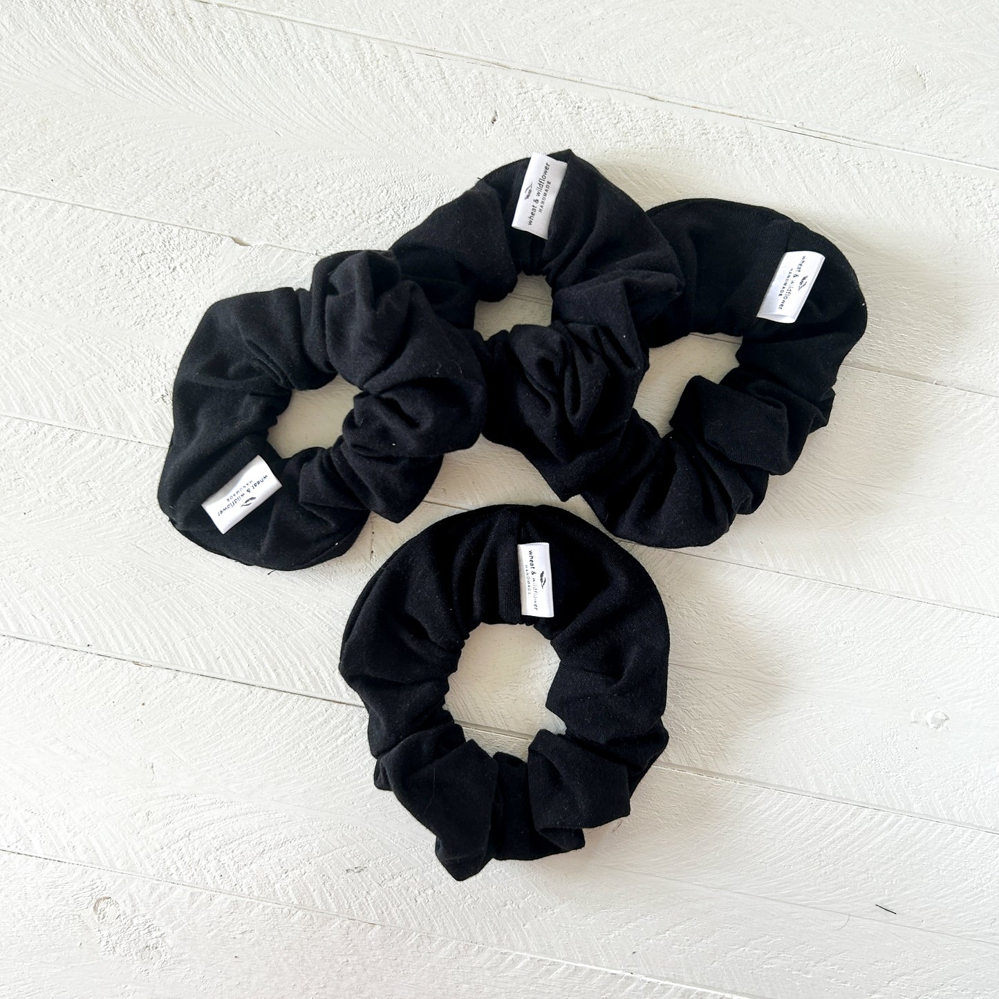 Luxe Scrunchies - Black
