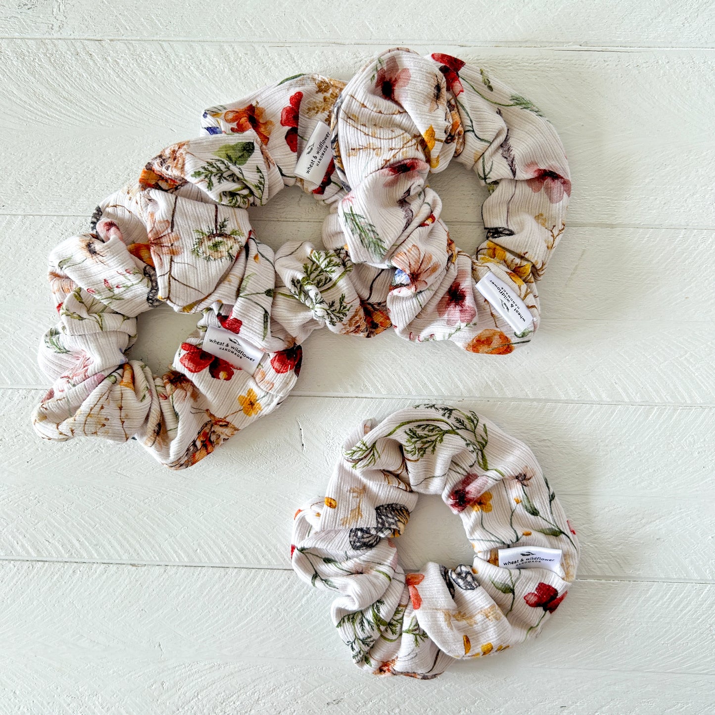 Luxe Scrunchies - Butterfly Garden