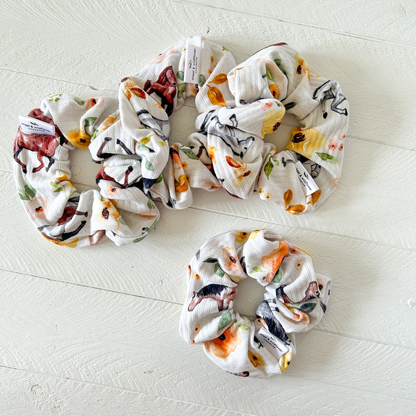 Luxe Scrunchies - Pretty Ponies