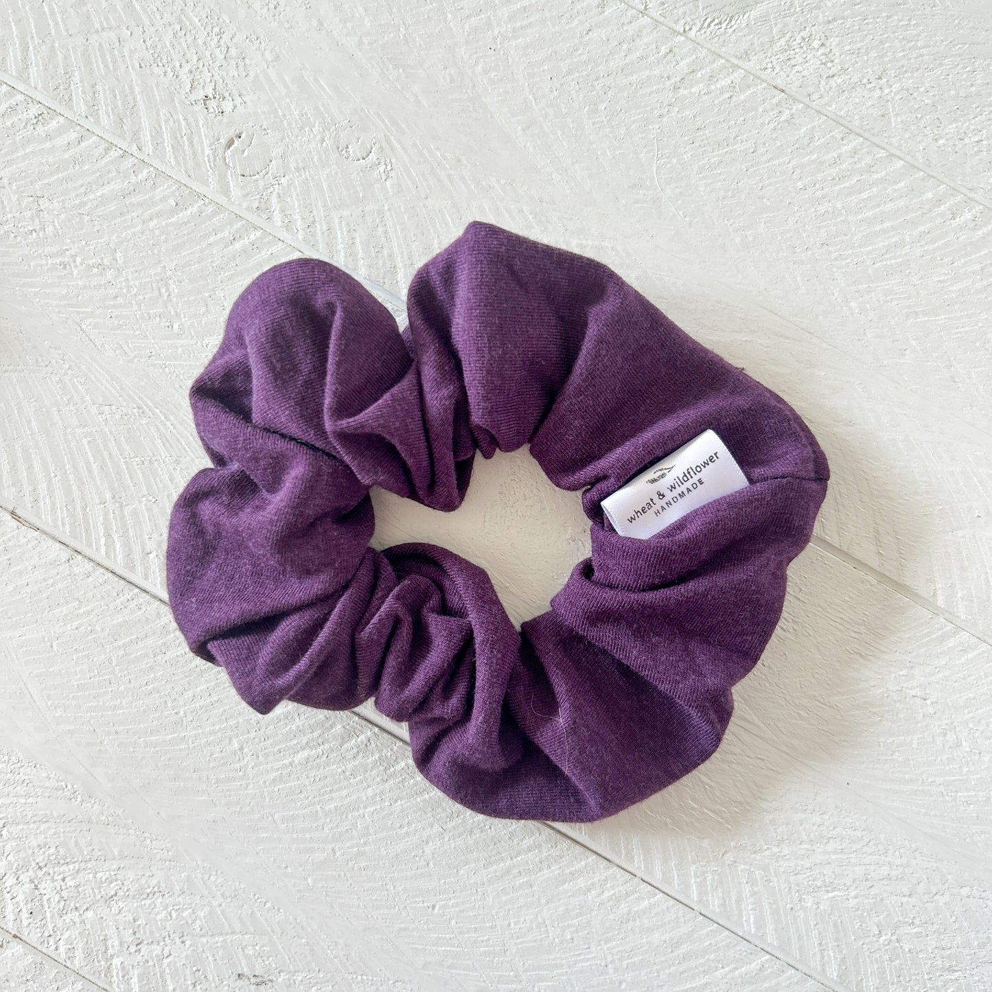 Luxe Scrunchies - Eggplant