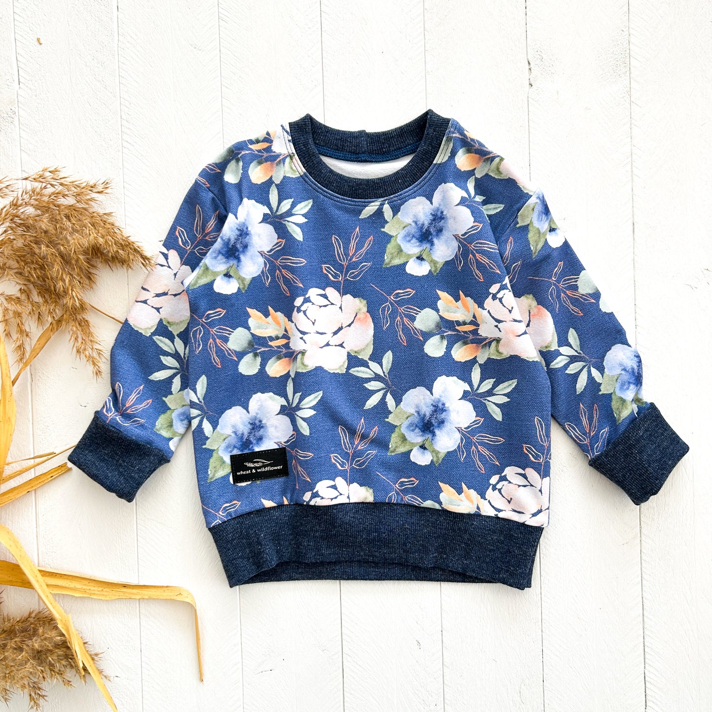 Inspired Artworks Lounge Sweater - Denim