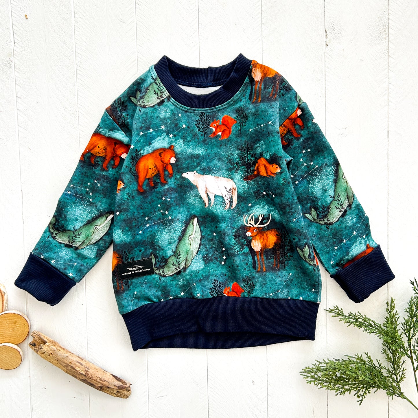 Canadiana Lounge Sweater - Navy