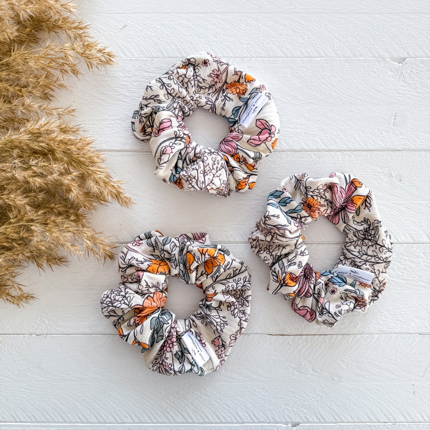 Luxe Scrunchies - Vintage Spring Botanicals