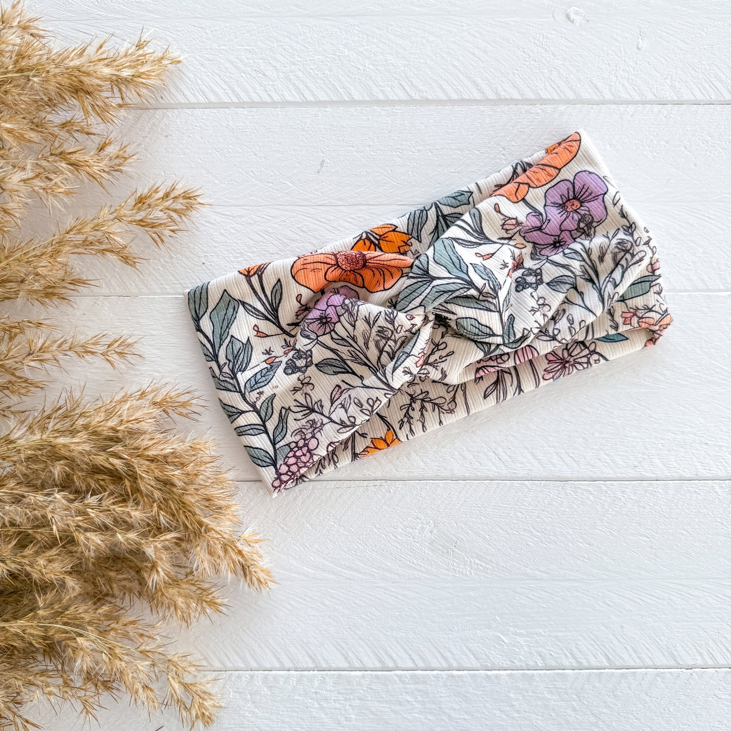 Luxe Headband - Vintage Spring Botanicals