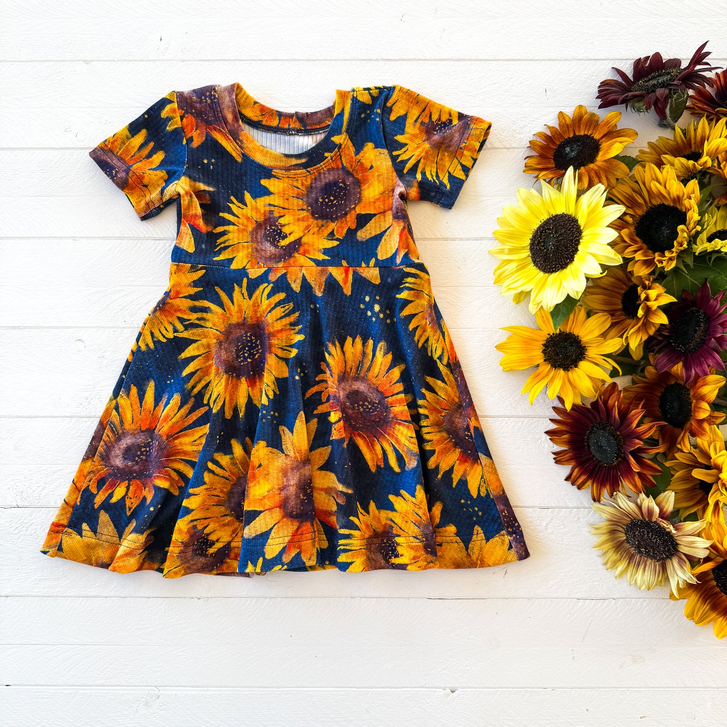 Twirl Dress - Sunflowers