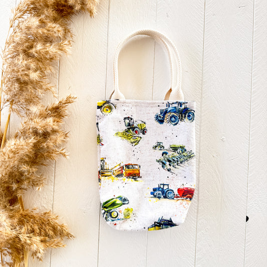 Mini Adventure Tote - Farm Machines