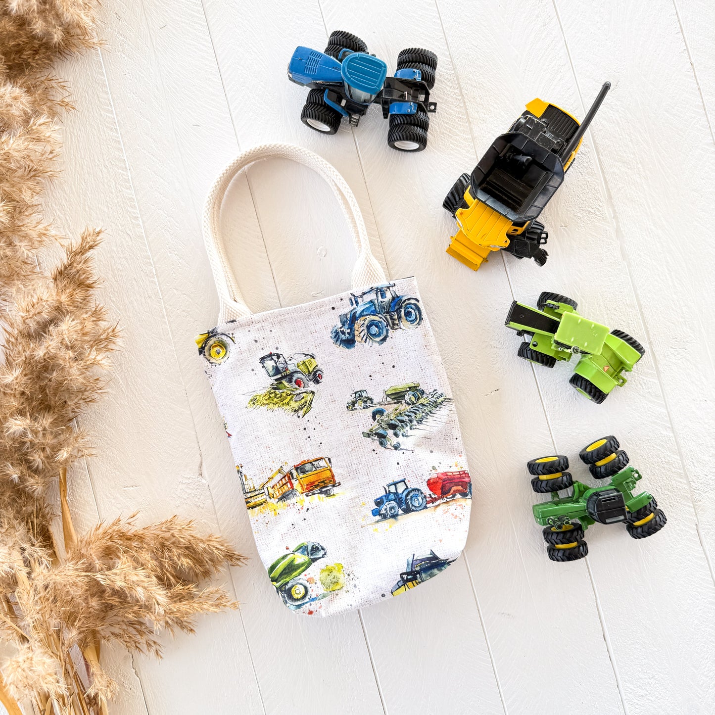 Mini Adventure Tote - Farm Machines