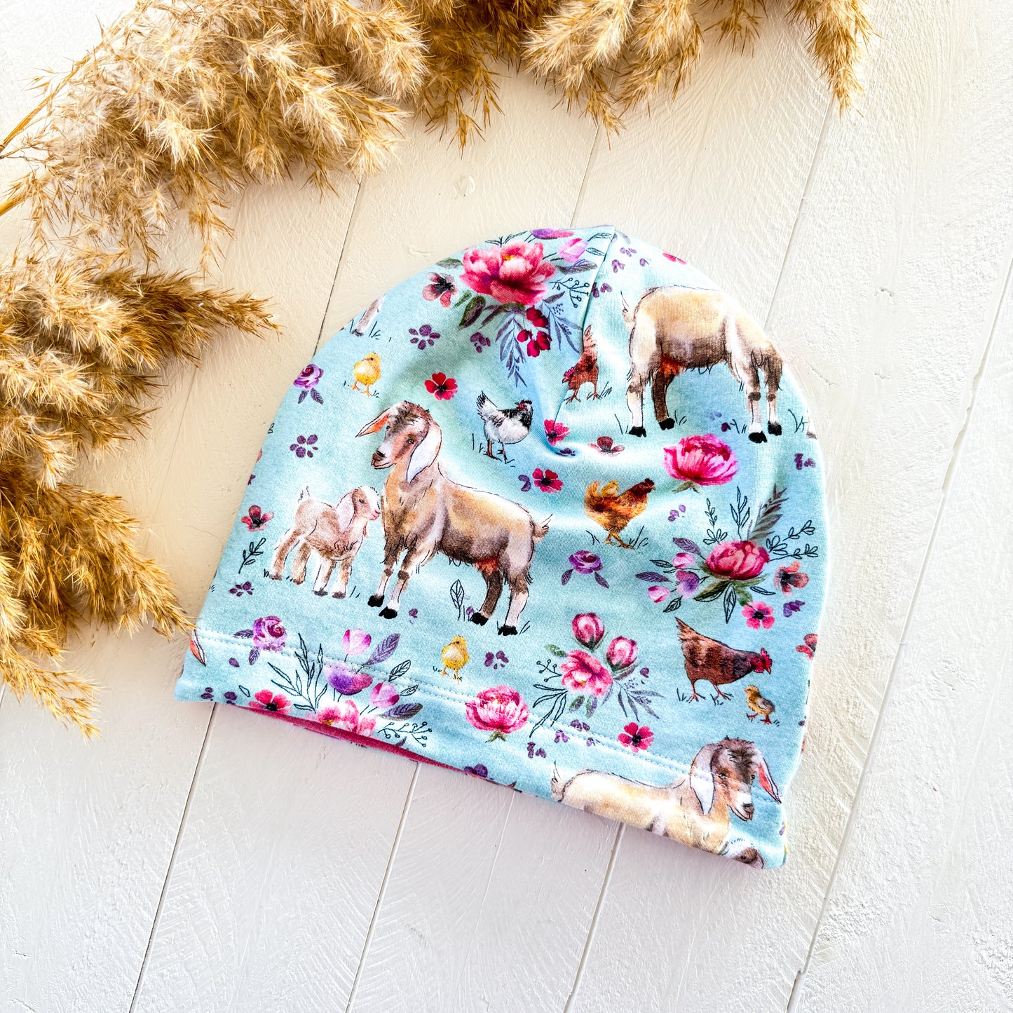 Goats & Chickens Beanie