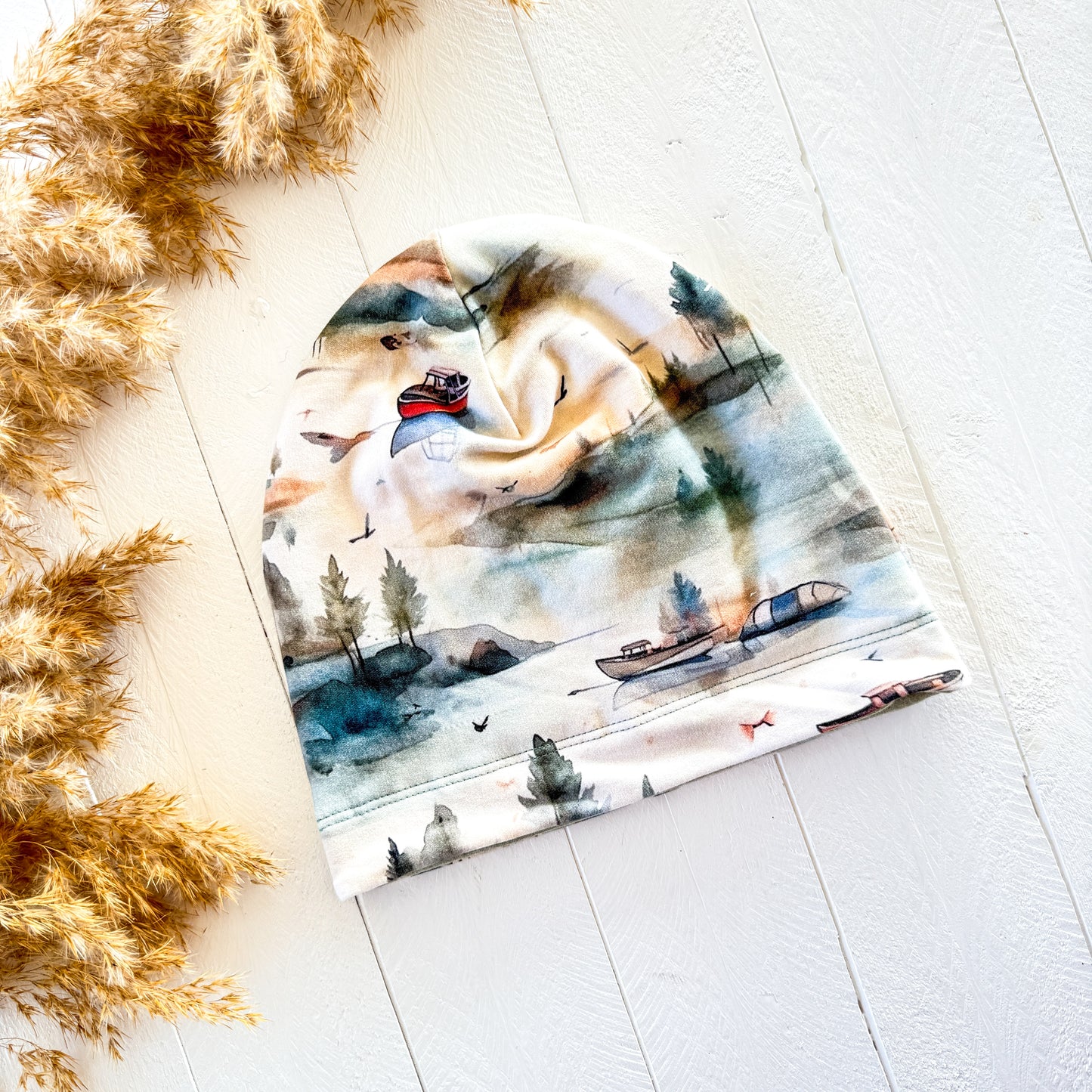 Fishing Boats Lined Beanie