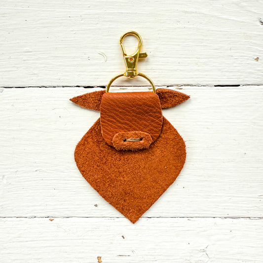 Cow Keychain - Cherry