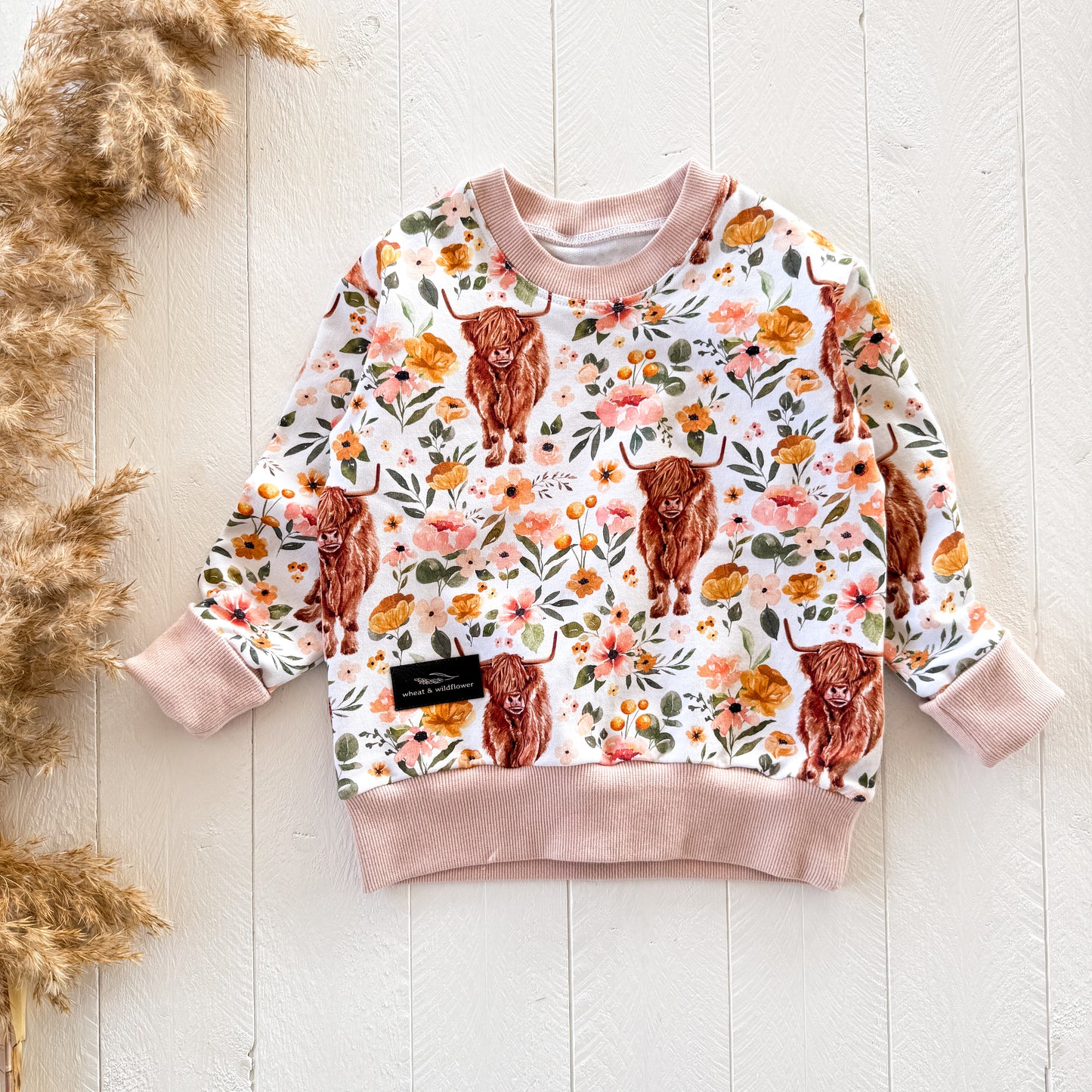 Floral Highland Lounge Sweater