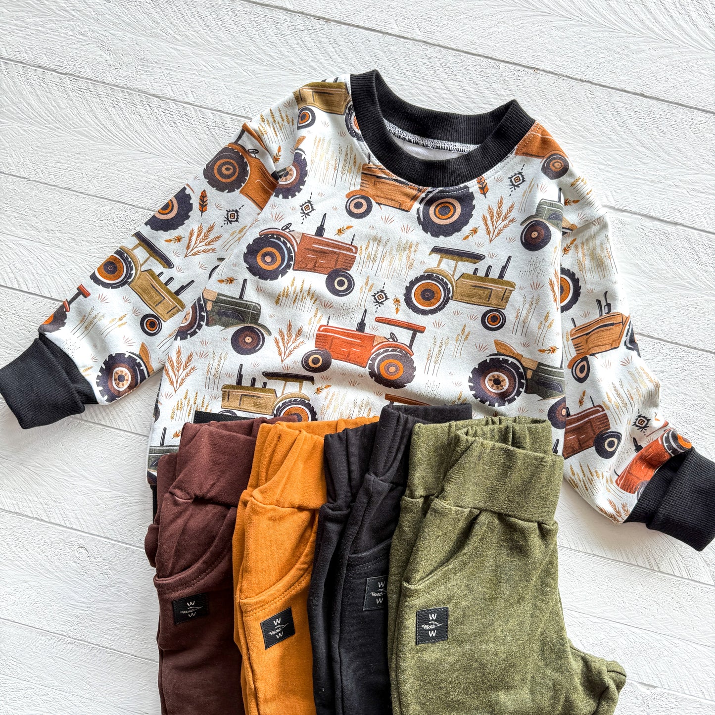 Vintage Tractors Lounge Sweater