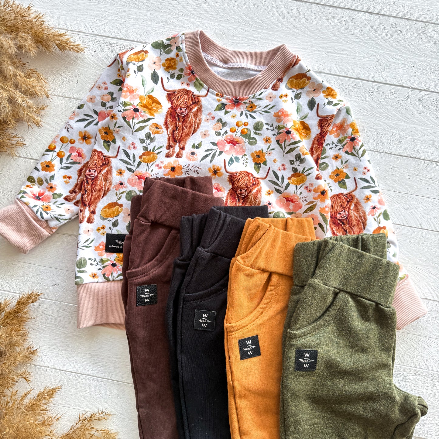 Floral Highland Lounge Sweater