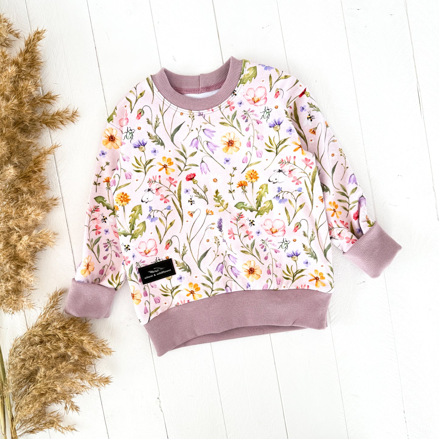 Sunny Meadow Blush Lounge Sweater