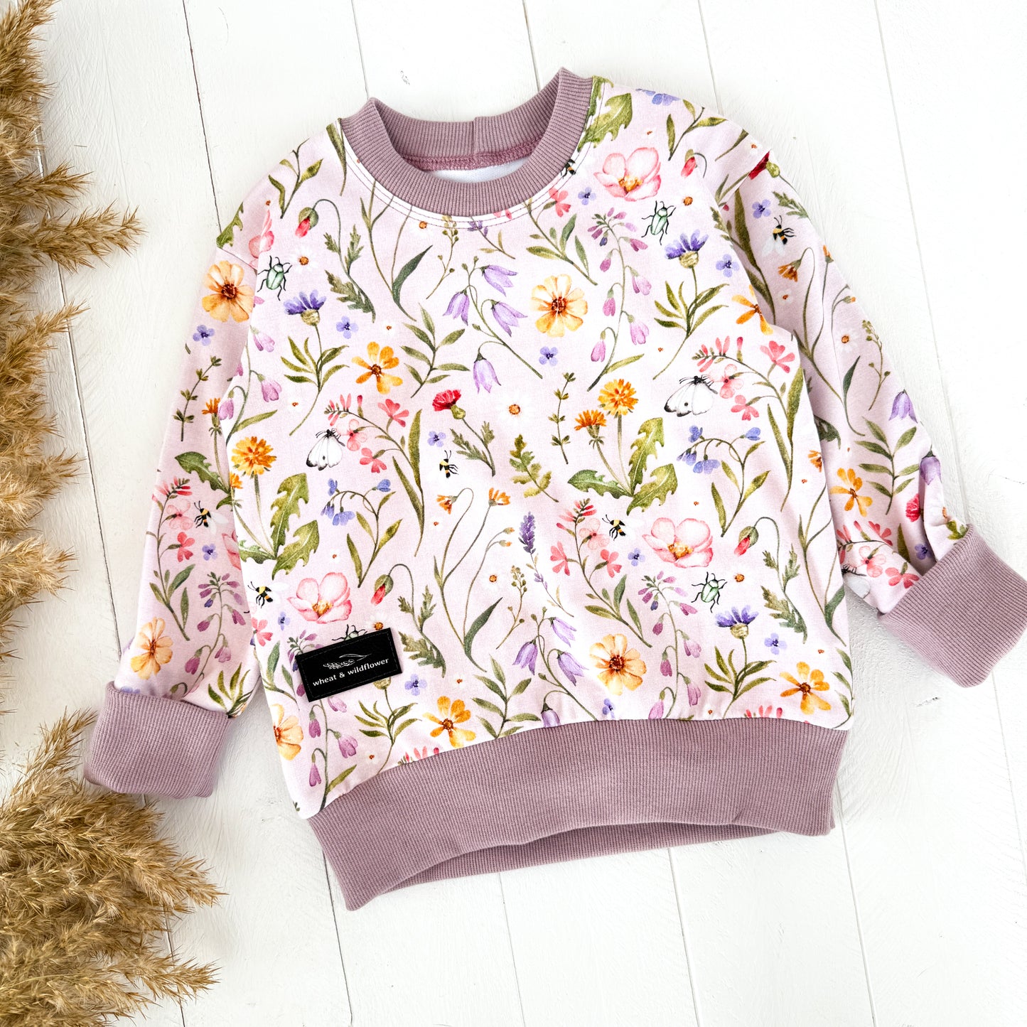 Sunny Meadow Blush Lounge Sweater