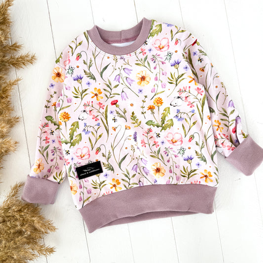 Sunny Meadow Blush Lounge Sweater
