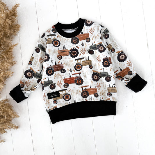 Vintage Tractors Lounge Sweater