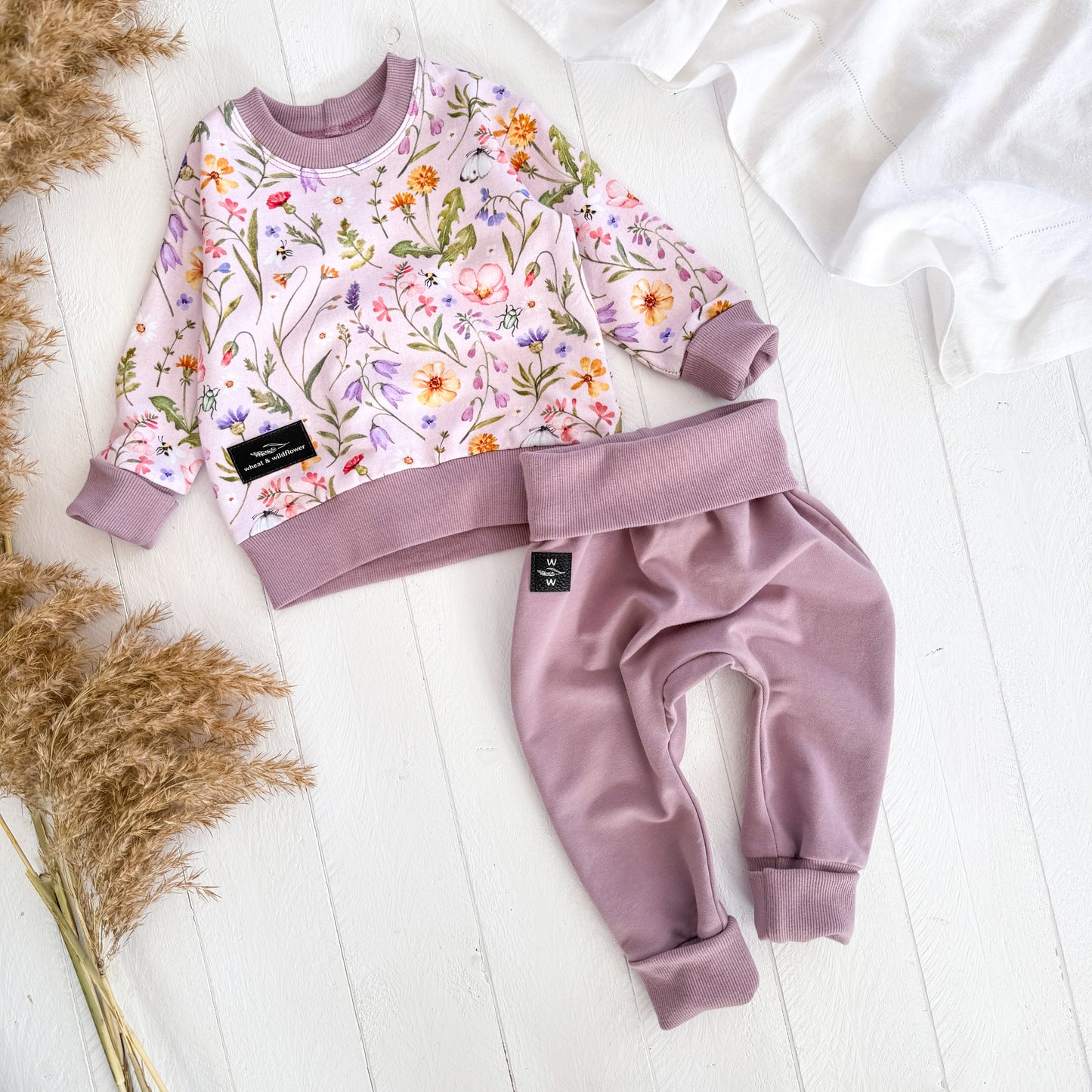 Sunny Meadow Blush Baby Set