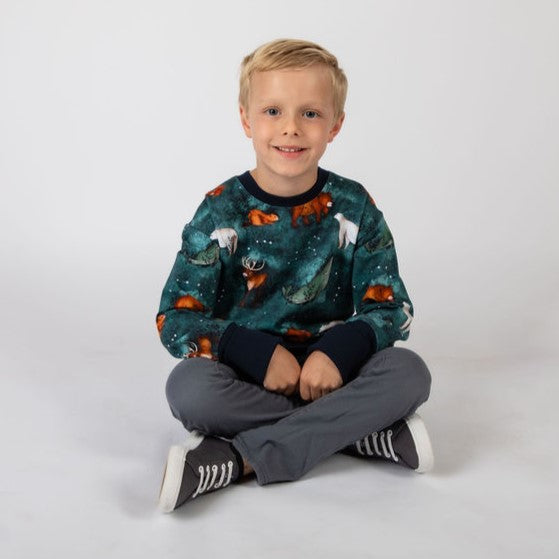 Canadiana Lounge Sweater - Navy