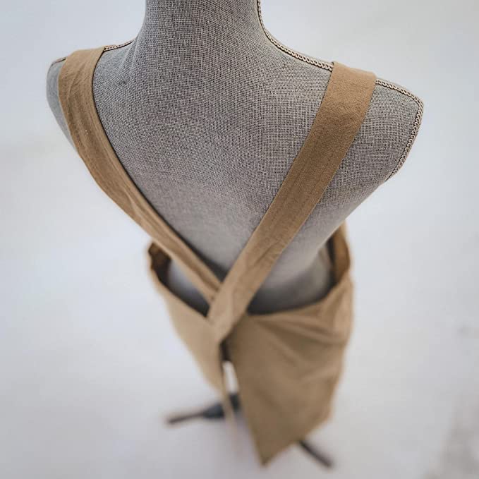 Wheat and Wildflower Sustainable Lifestyle Linen Apron