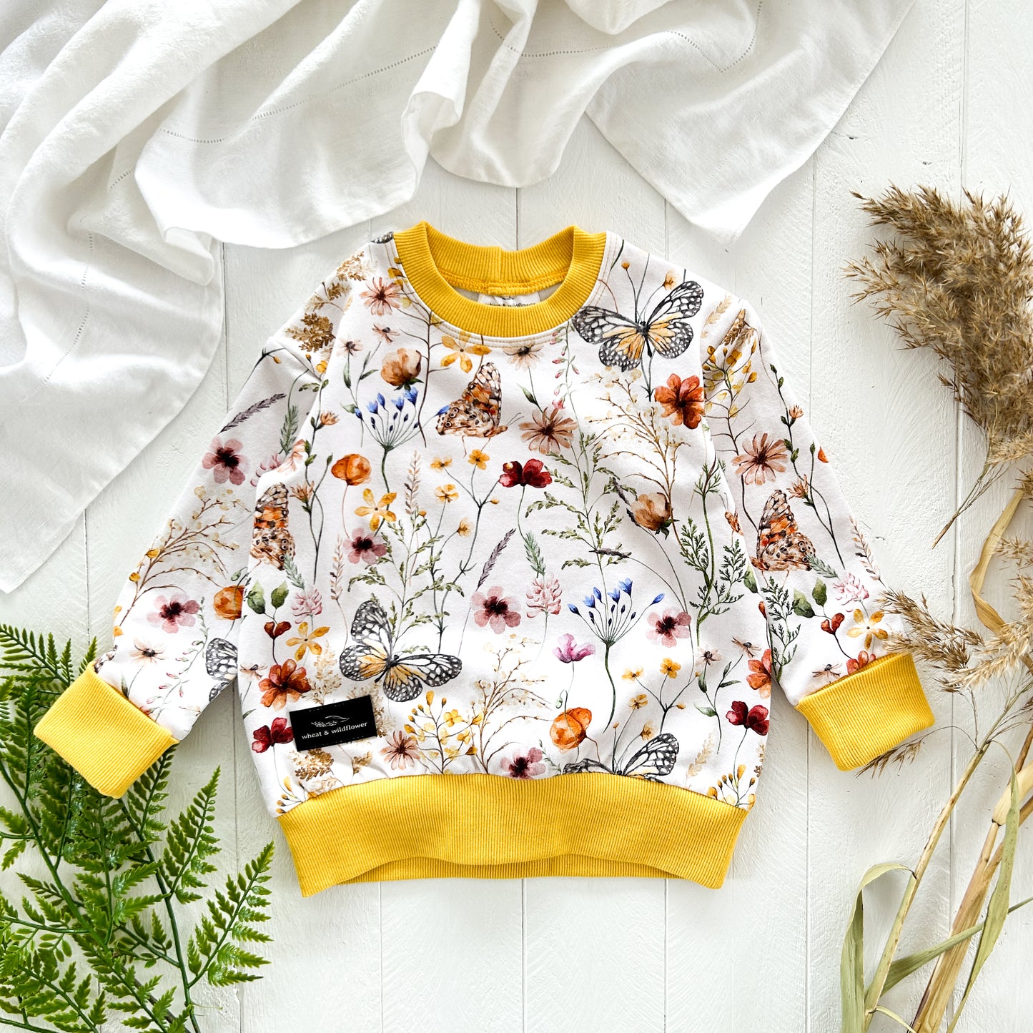 Butterfly Garden Lounge Sweater