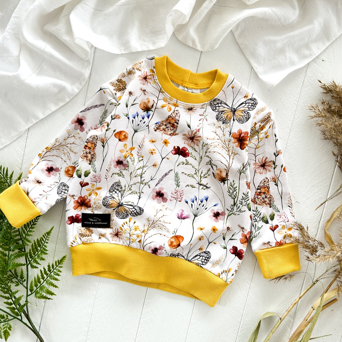Butterfly Garden Lounge Sweater