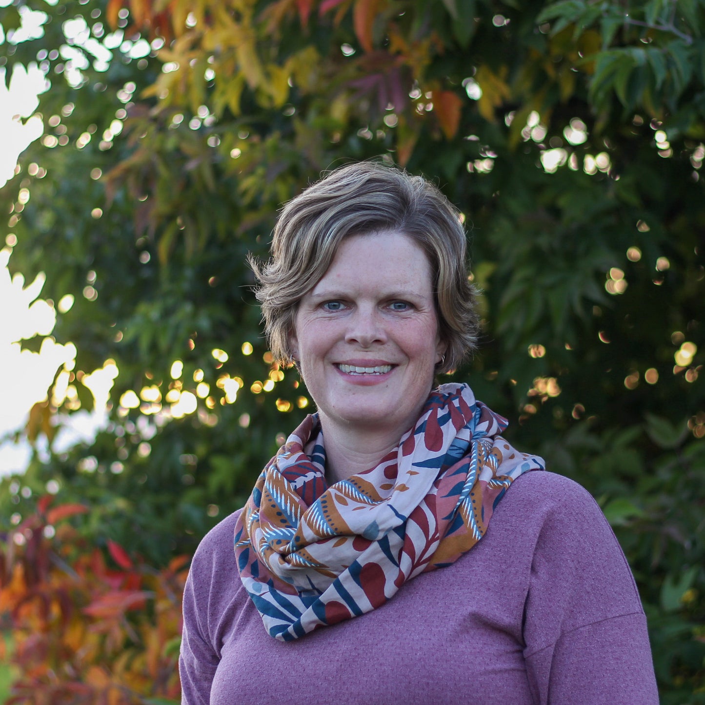 Wildflower Infinity Scarf - Harvest