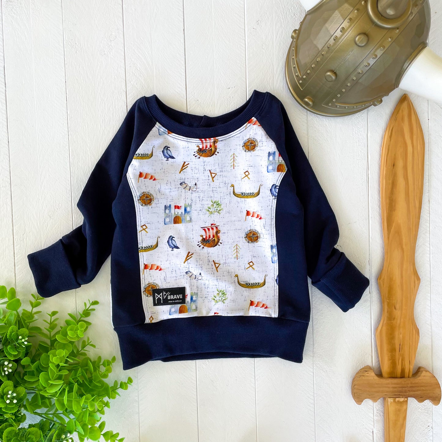 Always be a Viking Pullover - Navy