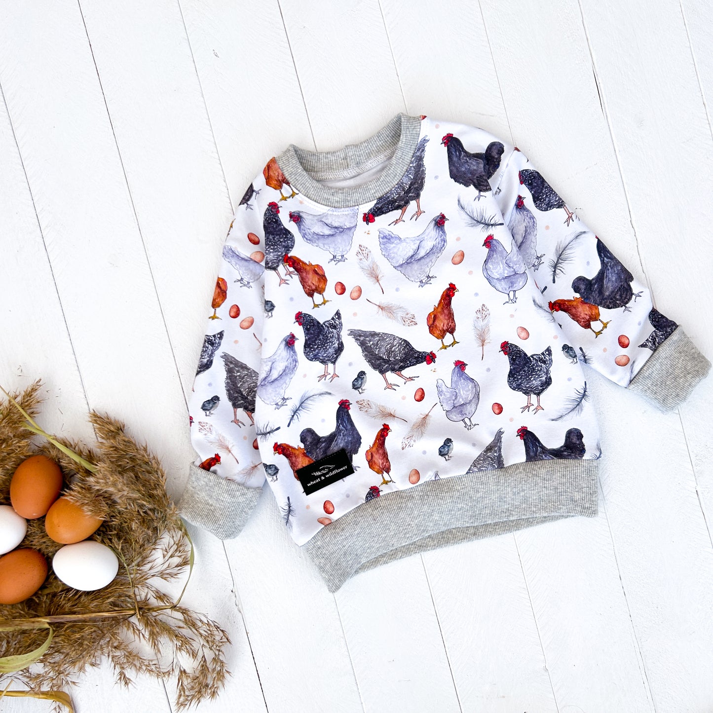 Chicken Math Lounge Sweater