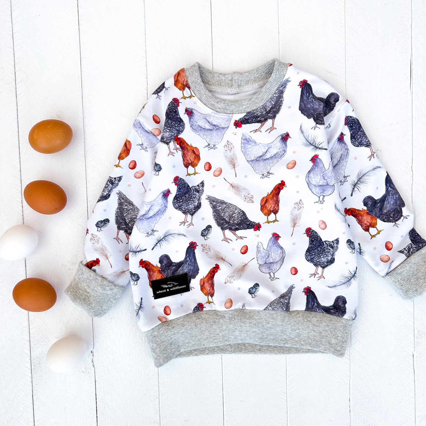 Chicken Math Lounge Sweater