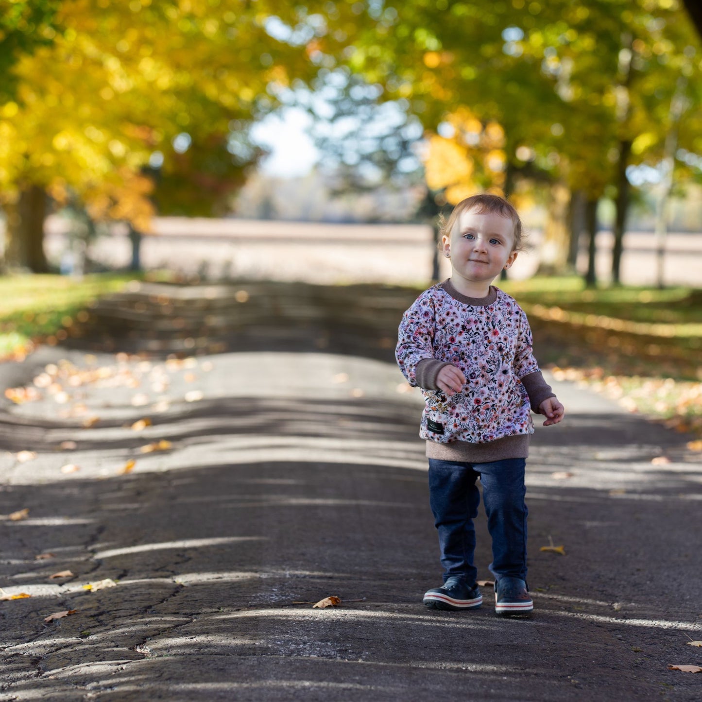 Earthy Mini Floral Pullover