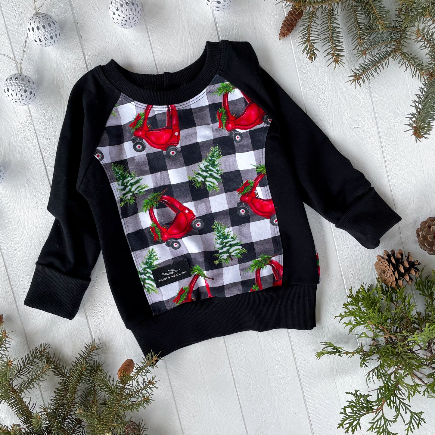 Christmas Cozy Coupes Pullover - Black