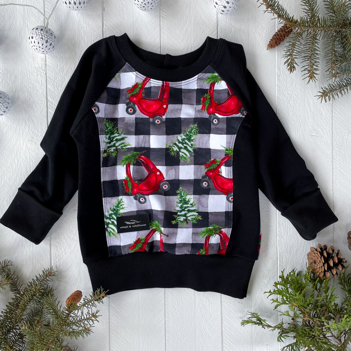 Christmas Cozy Coupes Pullover - Black